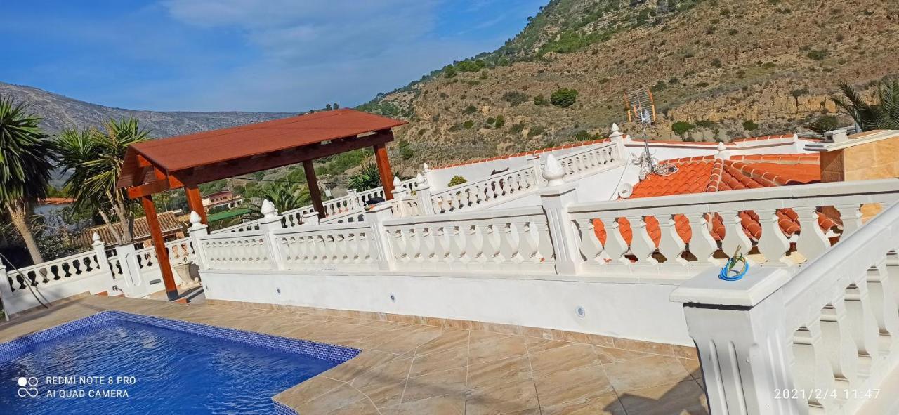 Villa Med Panoramautsikt Med Privat Pool I Calpe, Costa Blanca, Spanien Exteriér fotografie