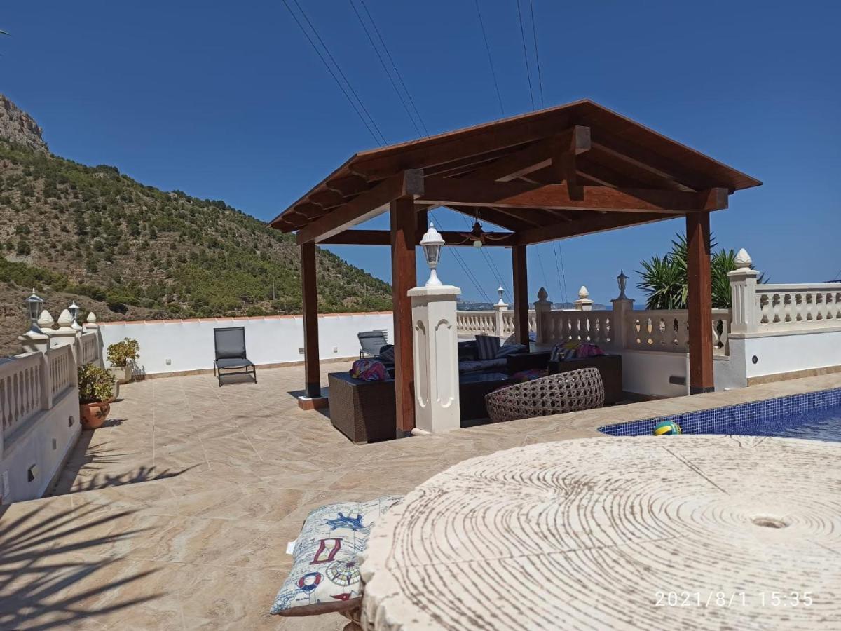 Villa Med Panoramautsikt Med Privat Pool I Calpe, Costa Blanca, Spanien Exteriér fotografie