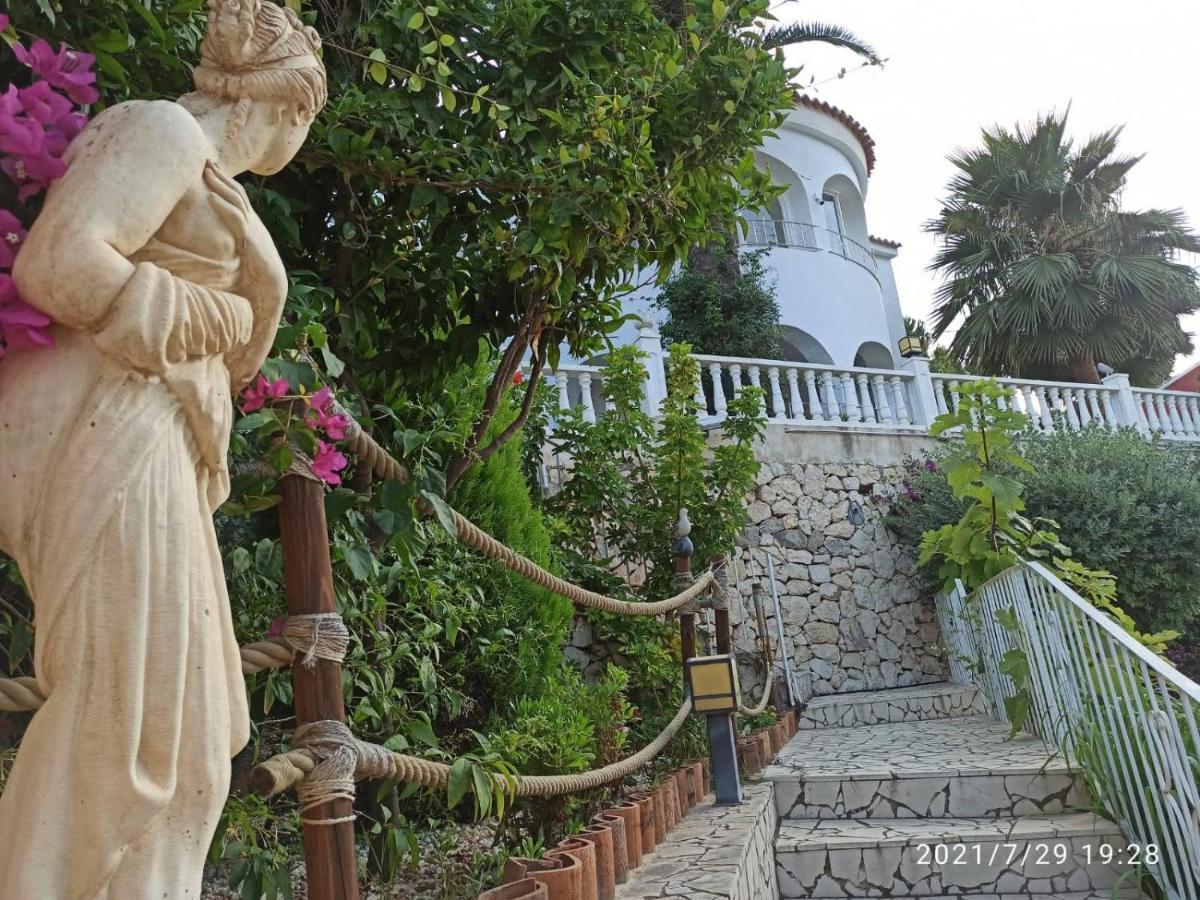 Villa Med Panoramautsikt Med Privat Pool I Calpe, Costa Blanca, Spanien Exteriér fotografie
