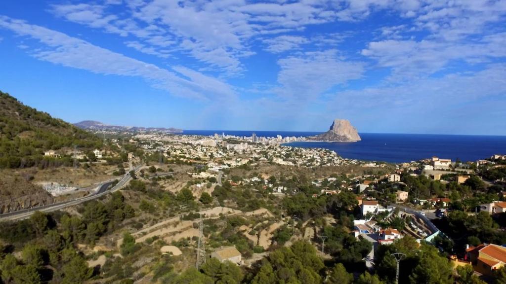 Villa Med Panoramautsikt Med Privat Pool I Calpe, Costa Blanca, Spanien Exteriér fotografie