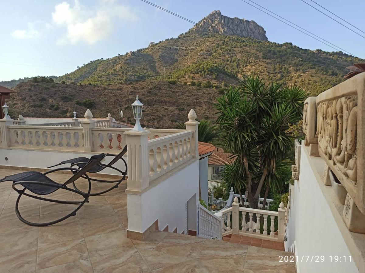 Villa Med Panoramautsikt Med Privat Pool I Calpe, Costa Blanca, Spanien Exteriér fotografie