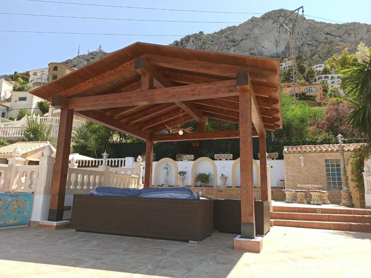 Villa Med Panoramautsikt Med Privat Pool I Calpe, Costa Blanca, Spanien Exteriér fotografie
